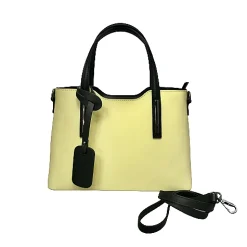 Scarpe di Maremma Borsa Rigida Giallo Chiaro*Donna Borse Rigide
