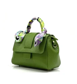 Scarpe di Maremma Borsa Rigida In Pelle Martellata 2 Tracolle*Donna Borse Rigide
