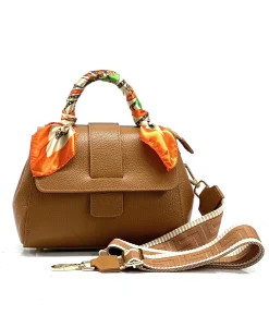 Scarpe di Maremma Borsa Rigida In Pelle Martellata 2 Tracolle*Donna Borse Rigide