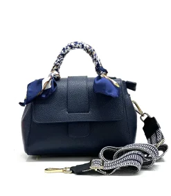 Scarpe di Maremma Borsa Rigida In Pelle Martellata 2 Tracolle*Donna Borse Rigide