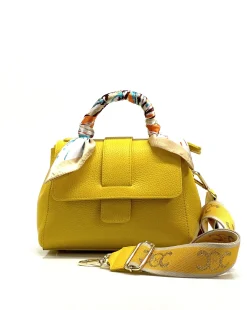 Scarpe di Maremma Borsa Rigida In Pelle Martellata 2 Tracolle*Donna Borse Rigide