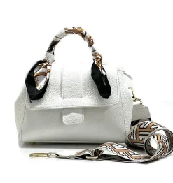 Scarpe di Maremma Borsa Rigida In Pelle Martellata 2 Tracolle*Donna Borse Rigide