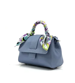 Scarpe di Maremma Borsa Rigida In Pelle Martellata 2 Tracolle*Donna Borse Rigide