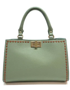 Scarpe di Maremma Borsa Rigida In Pelle Martellata*Donna Borse Rigide
