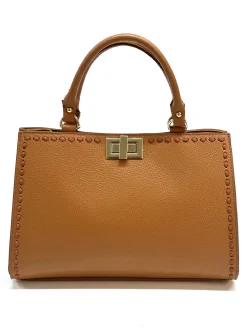 Scarpe di Maremma Borsa Rigida In Pelle Martellata*Donna Borse Rigide