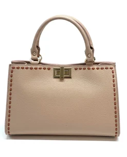 Scarpe di Maremma Borsa Rigida In Pelle Martellata*Donna Borse Rigide