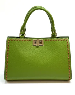 Scarpe di Maremma Borsa Rigida In Pelle Martellata*Donna Borse Rigide