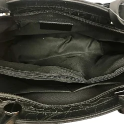 Scarpe di Maremma Borsa Rigida Nera Effetto Ricamo*Donna Borse Rigide