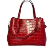 Scarpe di Maremma Borsa Rossa "Cocco"*Donna Borse Rigide
