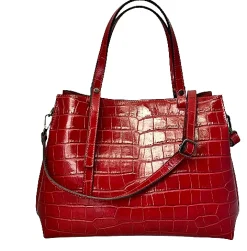 Scarpe di Maremma Borsa Rossa "Cocco"*Donna Borse Rigide