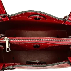 Scarpe di Maremma Borsa Rossa "Cocco"*Donna Borse Rigide