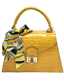 Scarpe di Maremma Borsa Trapezio In Pelle Cocco*Donna Borse Rigide