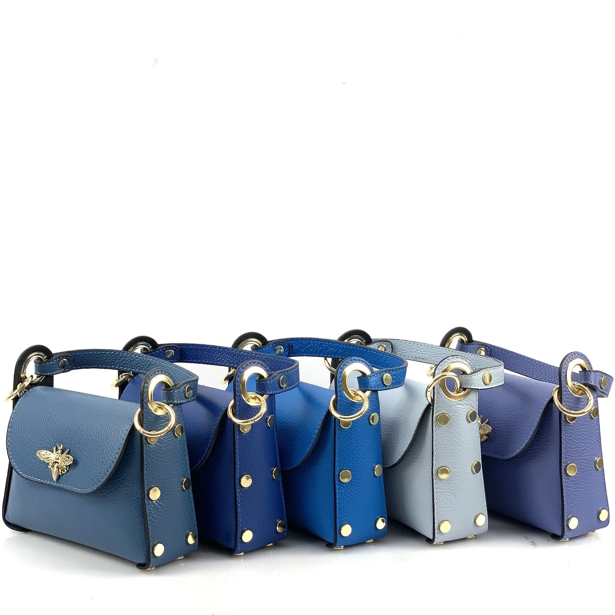 Scarpe di Maremma Borsetta Elegante In Pelle Di Vitello Con Chiusura Libellula*Donna Borse Rigide