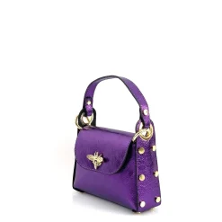 Scarpe di Maremma Borsetta Elegante In Pelle Metallizzata*Donna Borse Rigide