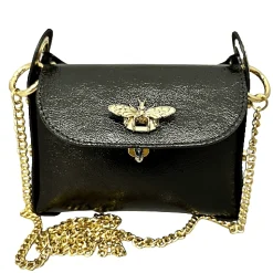 Scarpe di Maremma Borsetta Elegante In Pelle Metallizzata*Donna Borse Rigide