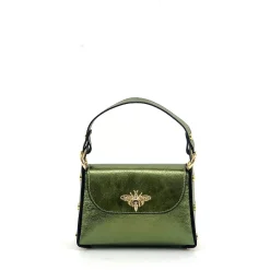 Scarpe di Maremma Borsetta Elegante In Pelle Metallizzata*Donna Borse Rigide
