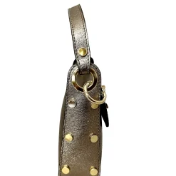 Scarpe di Maremma Borsetta Elegante In Pelle Metallizzata*Donna Borse Rigide