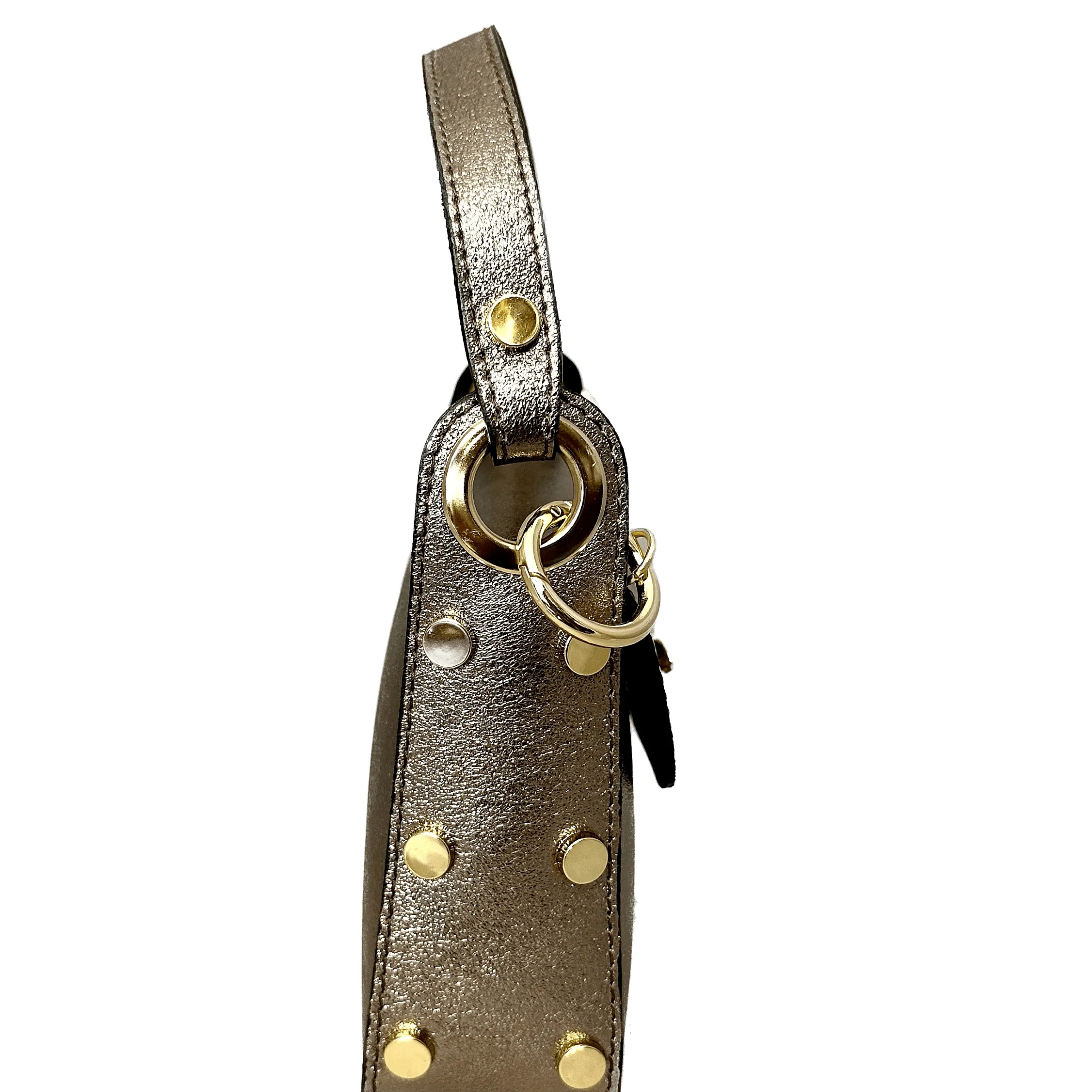Scarpe di Maremma Borsetta Elegante In Pelle Metallizzata*Donna Borse Rigide
