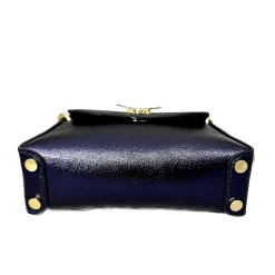 Scarpe di Maremma Borsetta Elegante In Pelle Metallizzata*Donna Borse Rigide