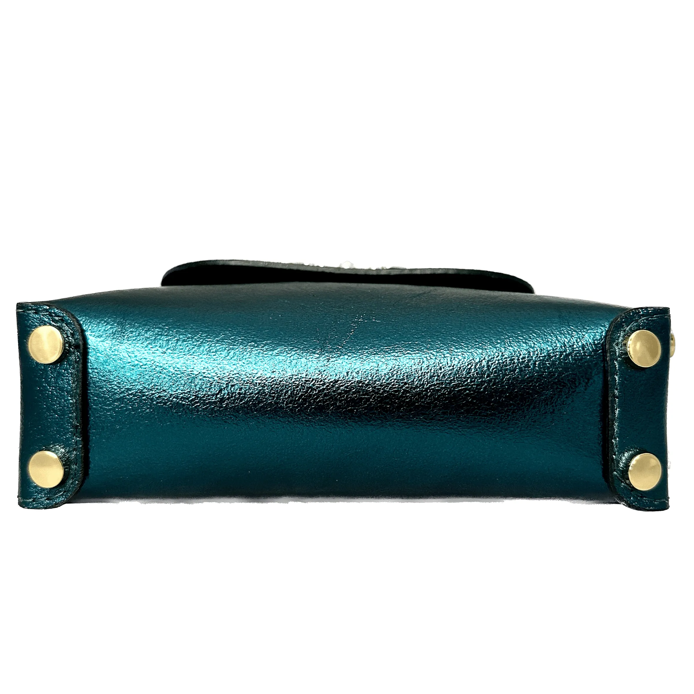 Scarpe di Maremma Borsetta Elegante In Pelle Metallizzata*Donna Borse Rigide