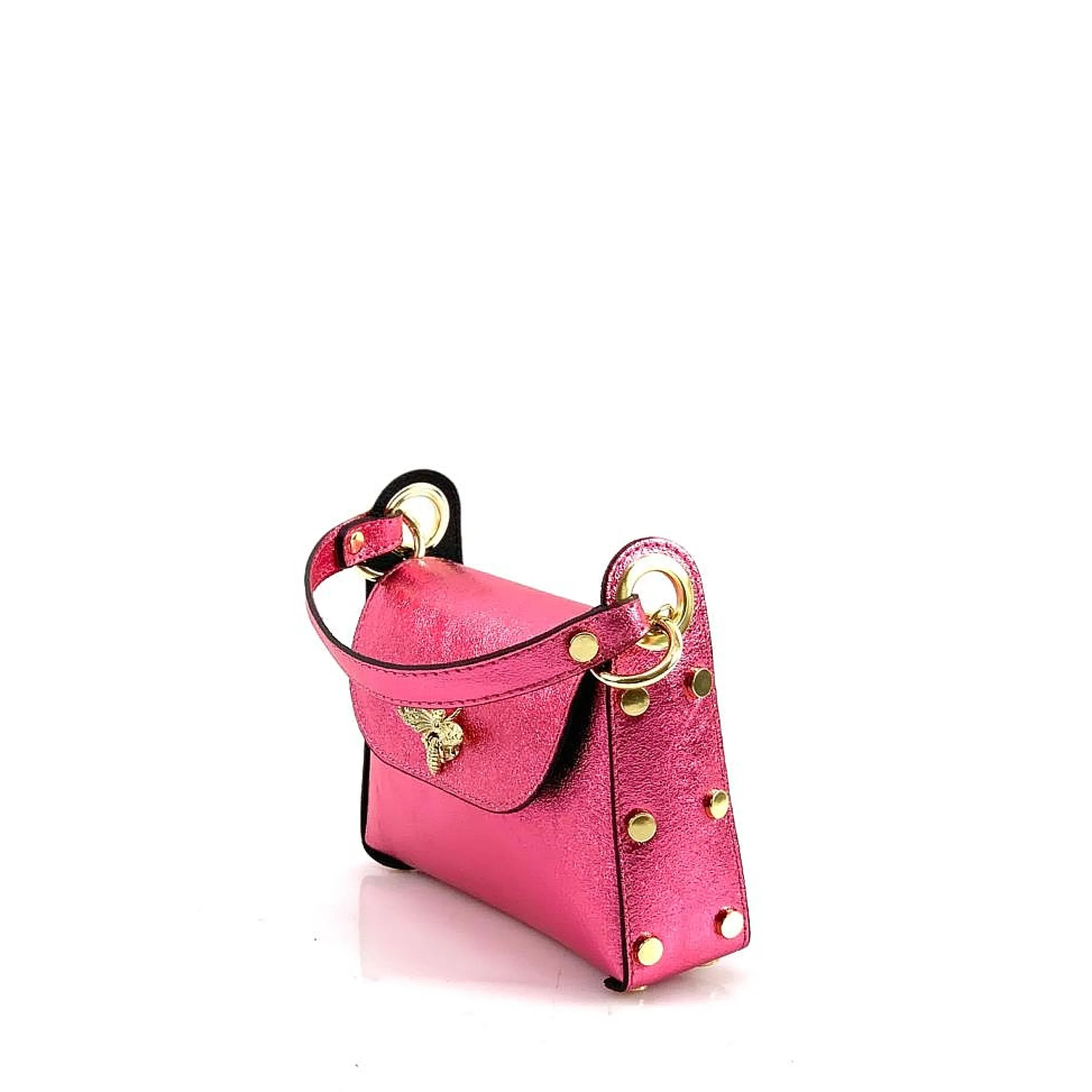 Scarpe di Maremma Borsetta Elegante In Pelle Metallizzata*Donna Borse Rigide