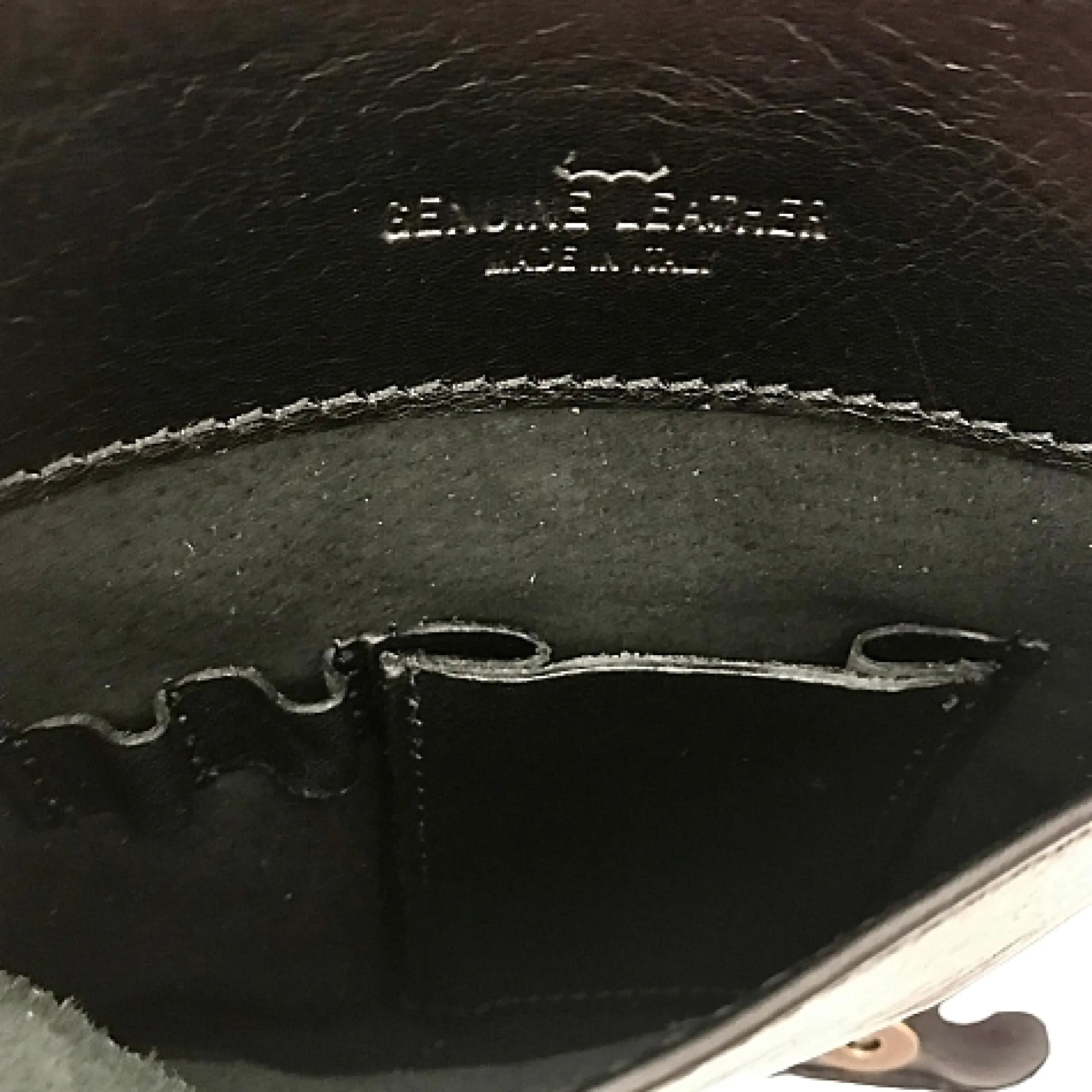 Scarpe di Maremma Borsetto Artigianale Nero M*Uomo Borsetti