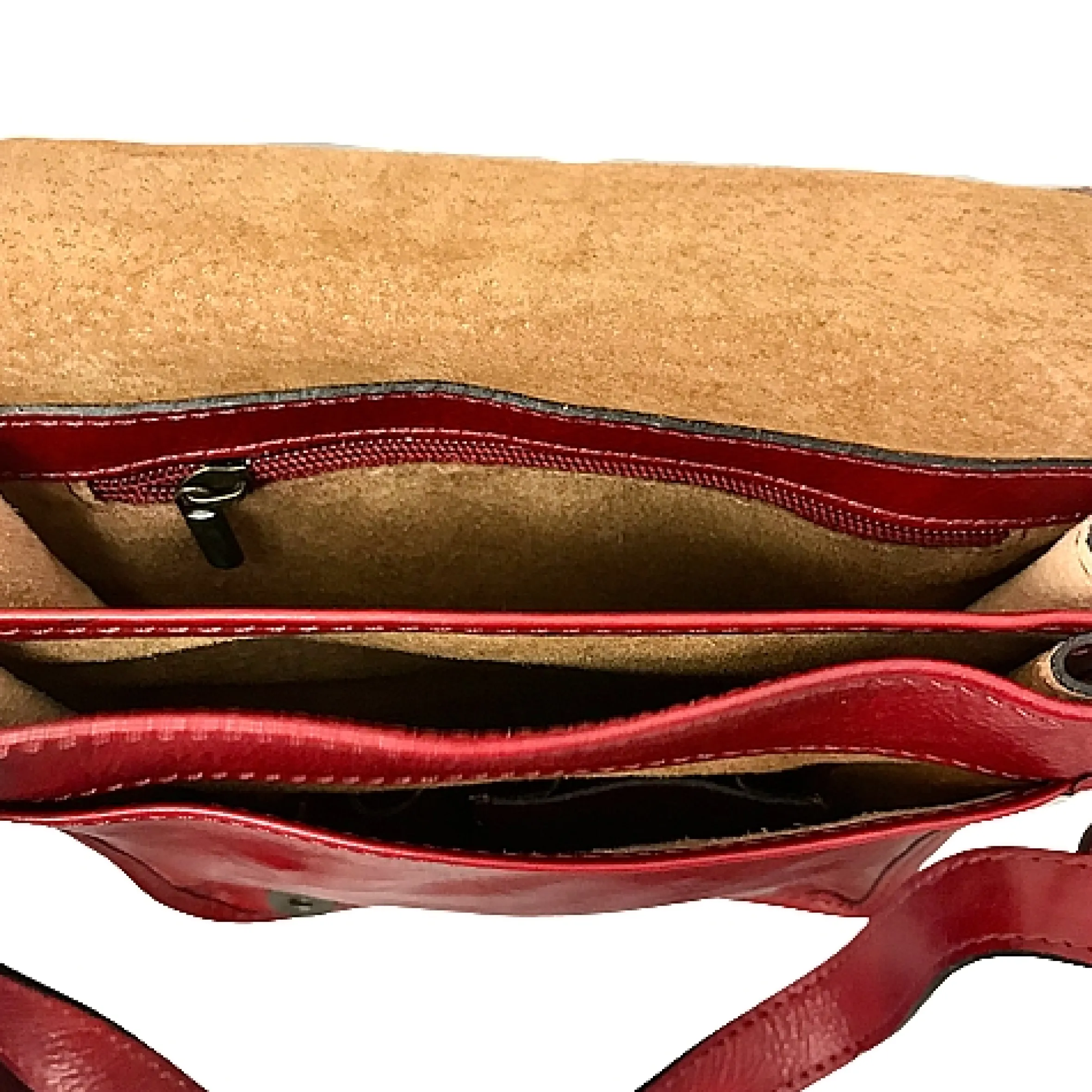 Scarpe di Maremma Borsetto Artigianale Rosso M*Uomo Borsetti
