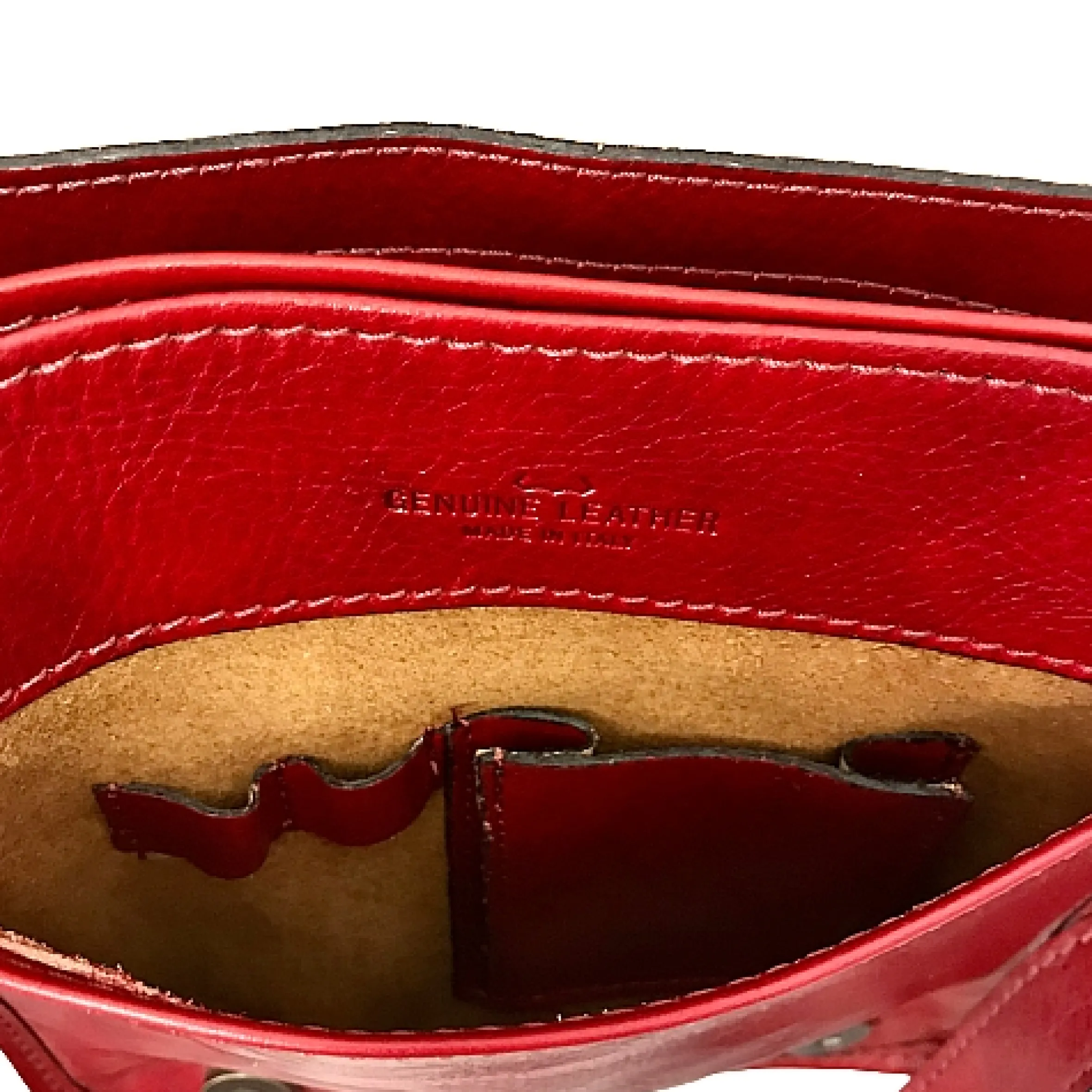 Scarpe di Maremma Borsetto Artigianale Rosso M*Uomo Borsetti