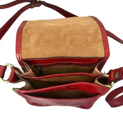 Scarpe di Maremma Borsetto Artigianale Rosso S*Uomo Borsetti