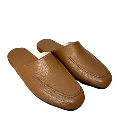 Scarpe di Maremma Ciabatta / Scendiletto In Pelle Cuoio*Uomo Ciabatte & Pantofole