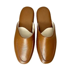 Scarpe di Maremma Ciabatta / Scendiletto In Pelle Cuoio*Uomo Ciabatte & Pantofole