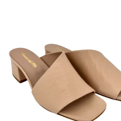 Scarpe di Maremma Ciabatta Artigianale In Pelle Nude*Donna Sandali & Ciabatte