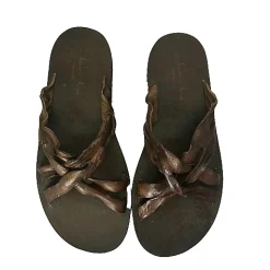 Scarpe di Maremma Ciabatta Artigianale In Vacchetta Strizzata Mod.1*Uomo Sandali & Ciabatte