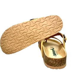 Scarpe di Maremma Ciabatta Bionatura Gialla Infradito In Nabuk*Donna Sandali & Ciabatte