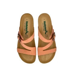 Scarpe di Maremma Ciabatta Bionatura In Nabuk Pesca*Donna Sandali & Ciabatte