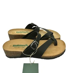 Scarpe di Maremma Ciabatta Bionatura Infradito Nera*Donna Sandali & Ciabatte