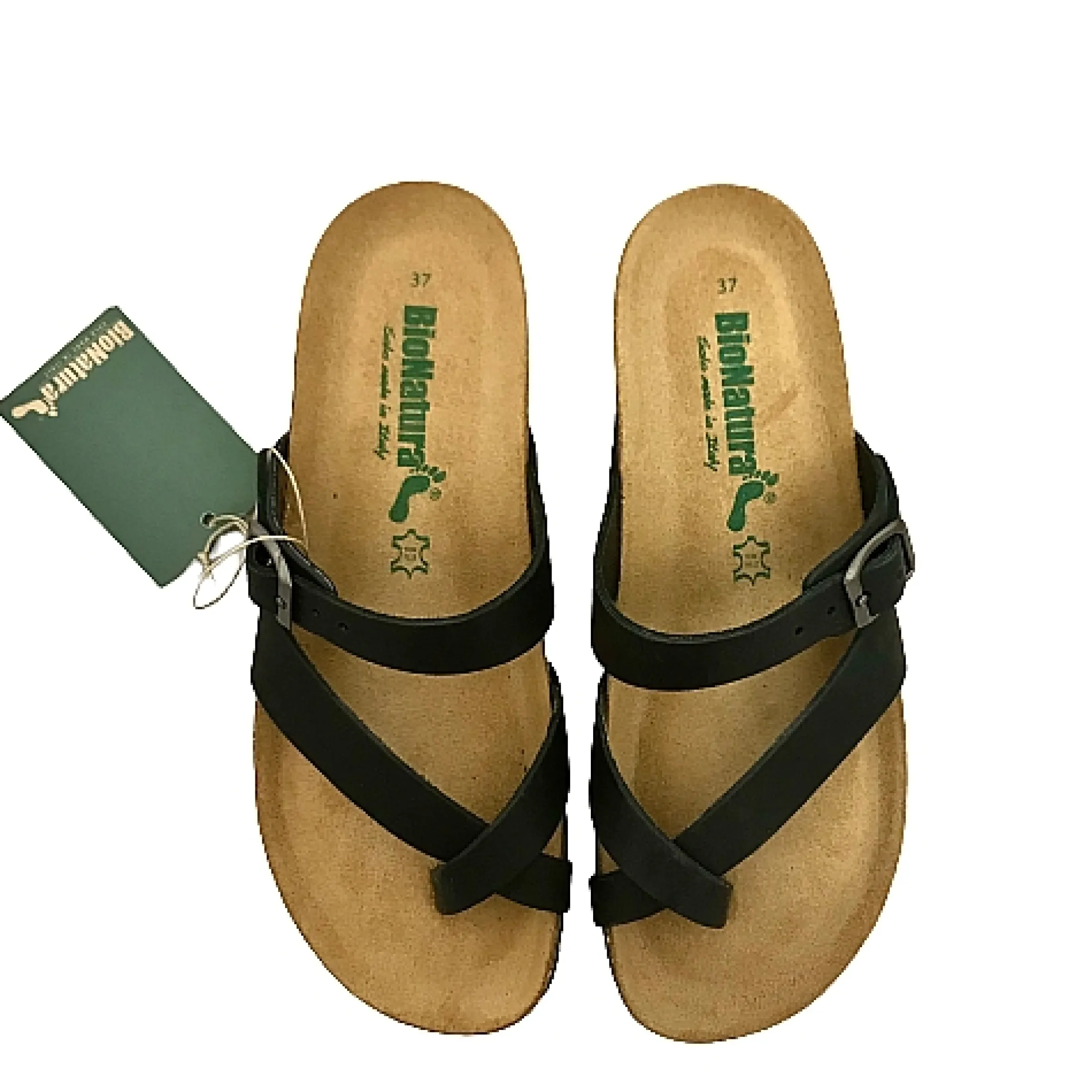 Scarpe di Maremma Ciabatta Bionatura Infradito Nera*Donna Sandali & Ciabatte