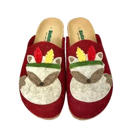 Scarpe di Maremma Ciabatta Bionatura Invernale In Feltro Lana Volpe*Donna Ciabatte & Pantofole