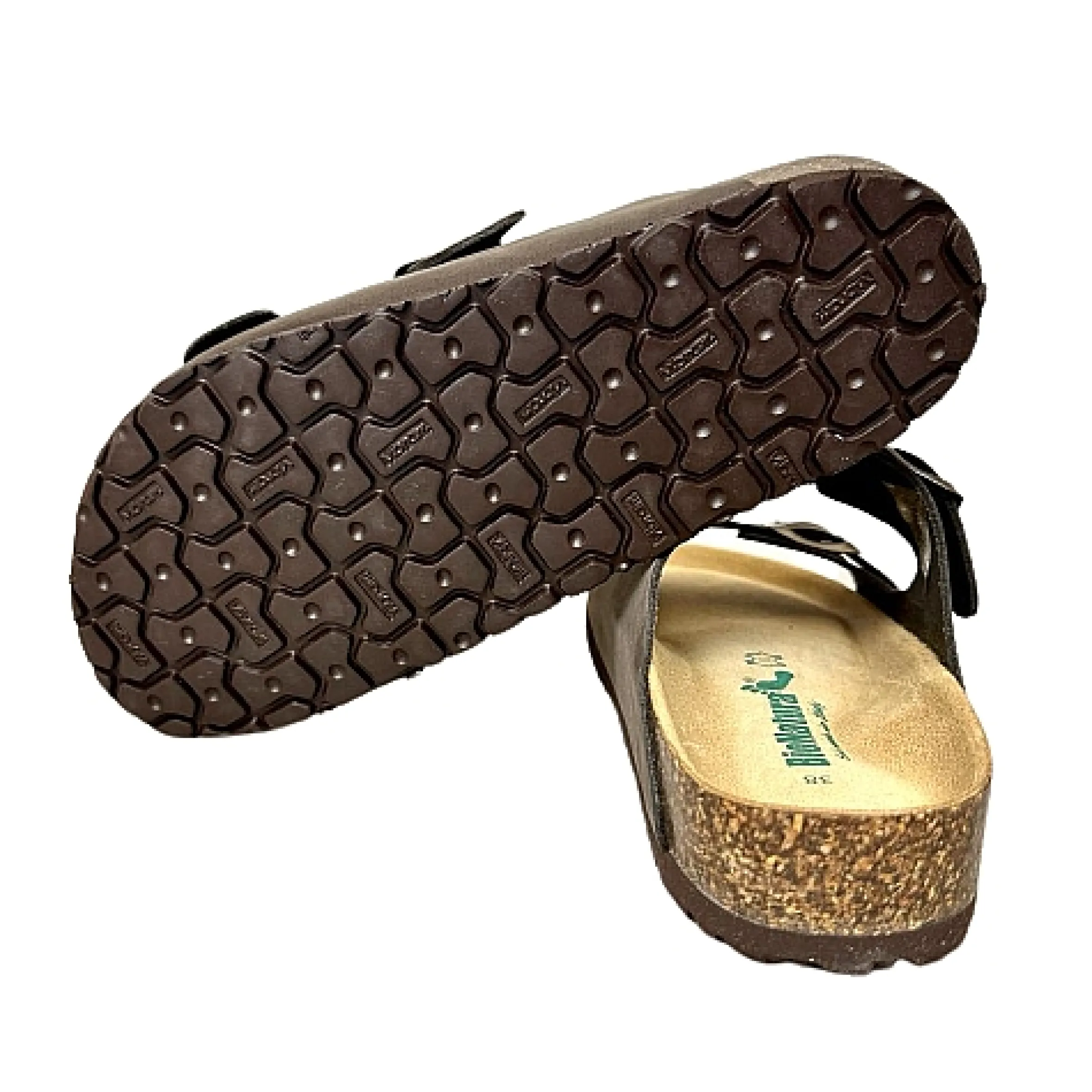 Scarpe di Maremma Ciabatta Bionatura Nabuk Testa Di Moro Vibram*Uomo Sandali & Ciabatte