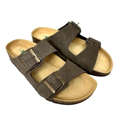 Scarpe di Maremma Ciabatta Bionatura Nabuk Testa Di Moro Vibram*Uomo Sandali & Ciabatte