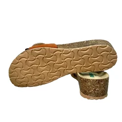 Scarpe di Maremma Ciabatta Bionatura Strappo Con Fiore Ruggine*Donna Sandali & Ciabatte