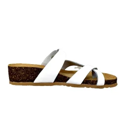 Scarpe di Maremma Ciabatta Infradito Bionatura In Pelle Bianca*Donna Sandali & Ciabatte