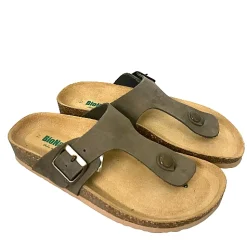 Scarpe di Maremma Ciabatta Infradito In Pelle Bionatura Testa Di Moro*Donna Sandali & Ciabatte