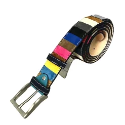 Scarpe di Maremma Cintura Artigianale Multicolor Nabuk B24* Multicolore