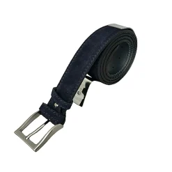 Scarpe di Maremma Cintura Artigianale Nabuk Blu 1* Classiche