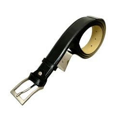 Scarpe di Maremma Cintura Artigianale Spazzolata Nera 048/N* Classiche