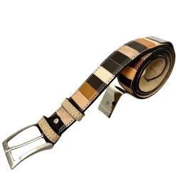 Scarpe di Maremma Cintura Artigianale Tonalita Marrone Mix3* Multicolore