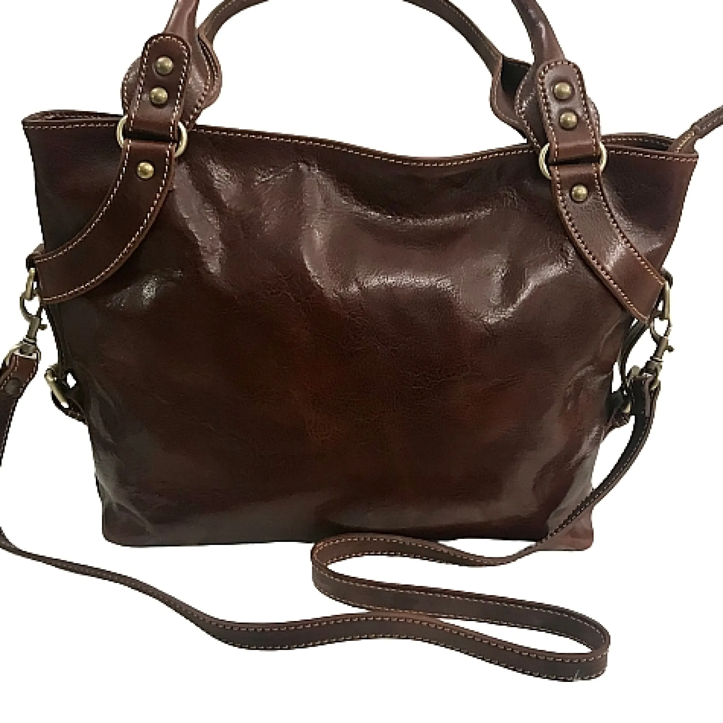 Scarpe di Maremma Classica Borsa Marrone*Donna Borse Rigide