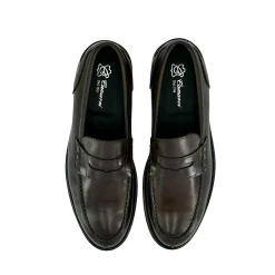 Scarpe di Maremma College Cucito Blake Testa Di Moro*Uomo Mocassini