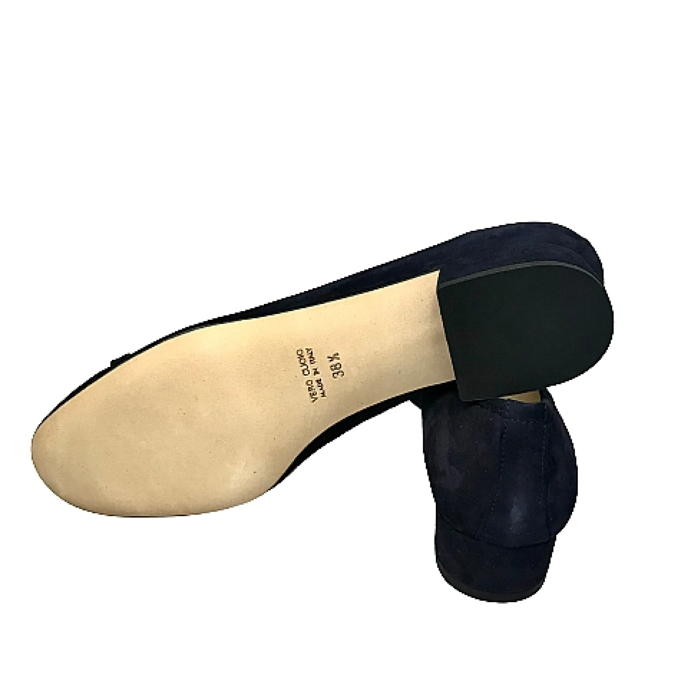 Scarpe di Maremma Decollete Blu Con Pietre*Donna Ballerine